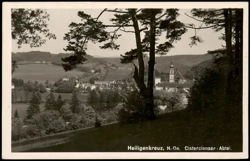 Heiligenkreuz (Niederösterreich) Blick zur Cistercienser-Abtei 1938