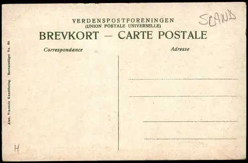 Postcard Kopenhagen København Schloss Slot Frederiksborg 1910