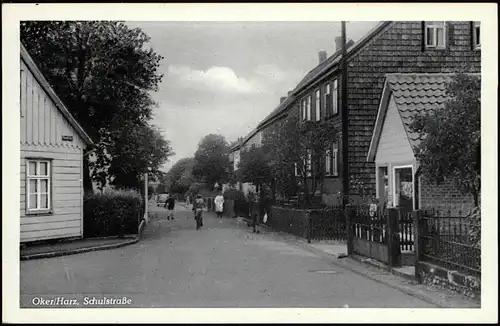 Ansichtskarte Oker-Goslar Oker/Harz, Schulstraße 1969