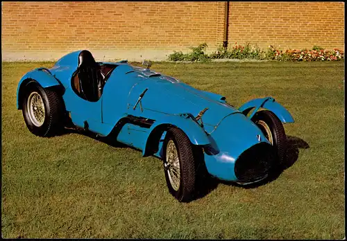 Ansichtskarte  Auto Motiv-AK TALBOT Le Mans Rennsportwagen Baujahr 1949 1971