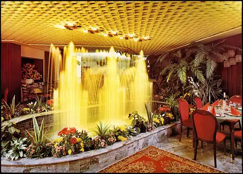 Ansichtskarte Stukenbrock Restaurant der kühle Grund - Wasserorgel 1977