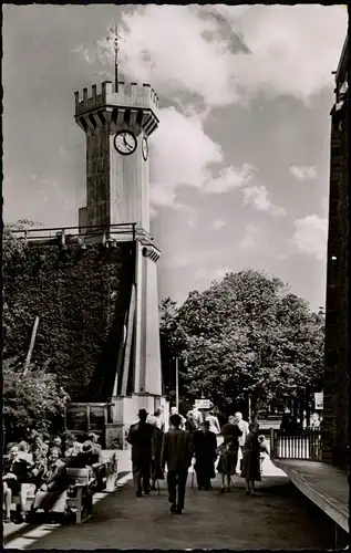 Ansichtskarte Bad Salzuflen Partie am Uhrturm 1961