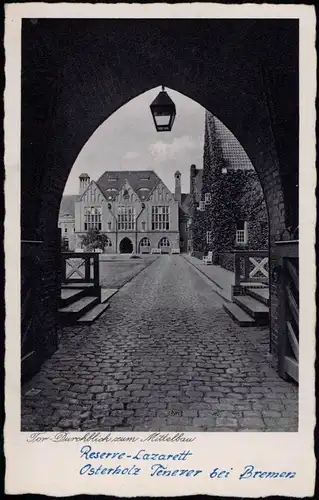 Osterholz-Bremen Reserve-Lazarett Tenever Egestorff-Stiftung, Altenheim 1943