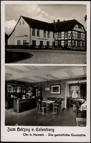 Klein Berkel-Hameln 2 Bild: ZUm Herzog von Calenberg Restaurant 1951