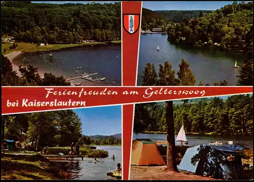 Ansichtskarte Kaiserslautern Ferienfreuden am Gelterswoog - 4 Bild 1981