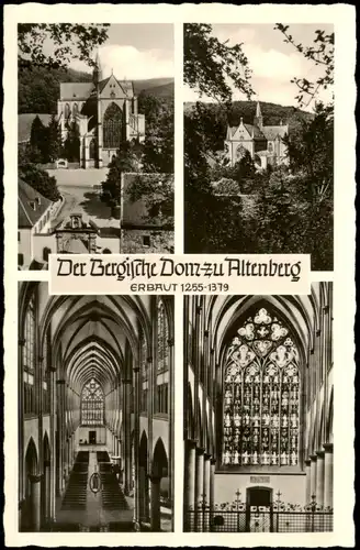 Ansichtskarte Altenberg-Odenthal Altenberger Dom - 4 Bild 1950