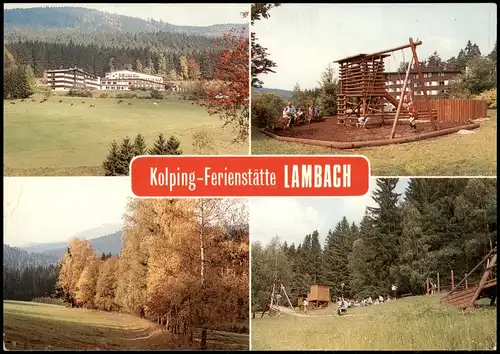 Ansichtskarte Lambach Kolping-Ferienstätte LAMBACH 4 Bild Spielplatz 1981