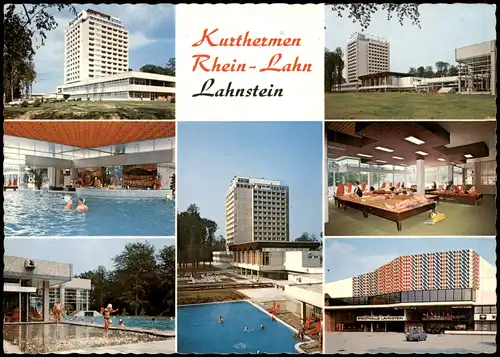 Ansichtskarte Lahnstein Kurthermen - Neubauten, Mehrbild 1972