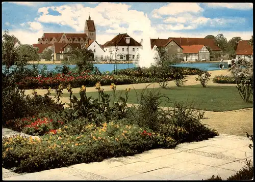 Ansichtskarte Bad Laer Kuranlagen des Solbad 1960