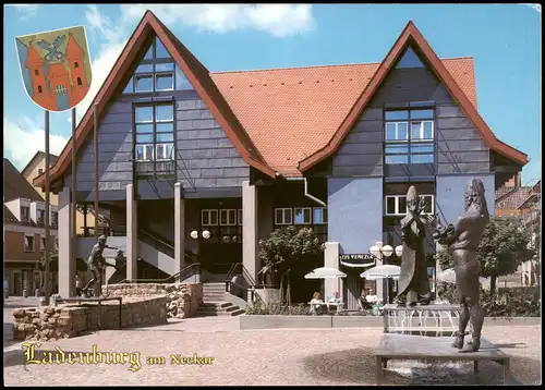 Ansichtskarte Ladenburg (Neckar) Rathaus (Town Hall Building) 1990
