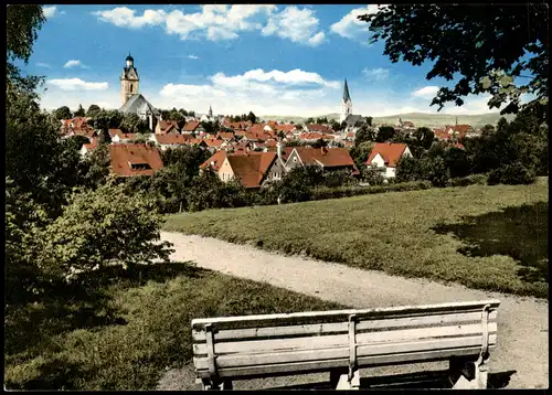Ansichtskarte Korbach Panorama-Ansicht 1960