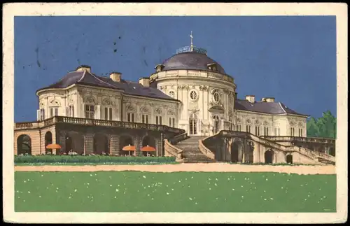 Ansichtskarte Stuttgart Schloss Solitude (Castle Building) 1933
