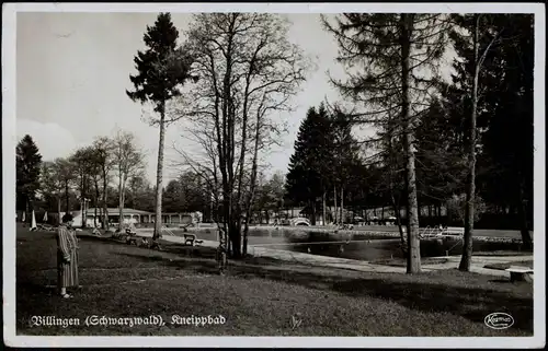 Ansichtskarte Villingen-Villingen-Schwenningen Kneippbad 1938