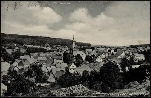 Ansichtskarte Wolfenhausen-Weilmünster (Taunus) Totalansicht 1938
