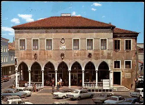 Postcard Gafers Koper | Capodistria Stadtpartie - Autos 2005