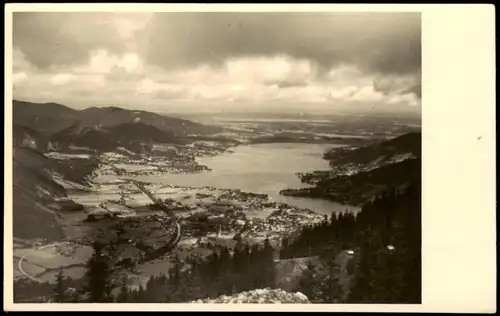 Ansichtskarte Bad Wiessee Blick auf den Tegernsee 1929 Privatfoto