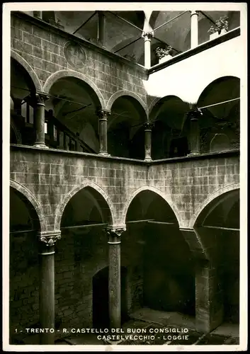 Cartoline Trient Trento R. CASTELLO DEL BUON CONSIGLIO 1932
