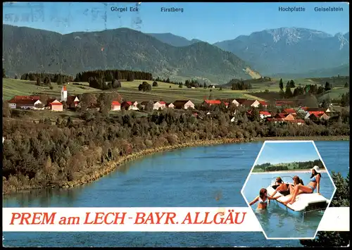 Ansichtskarte Prem Panorama Prem (am Lech) mit Ammergauer Alpen 1970
