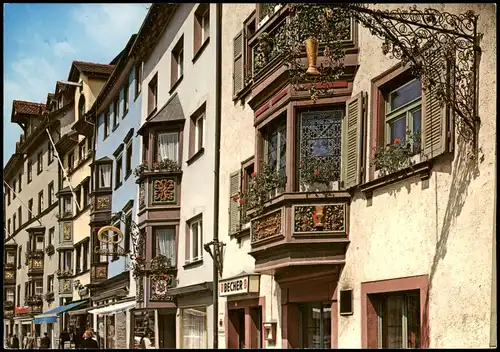 Ansichtskarte Rottweil (Neckar) Bürgerhäuser mit Erkern 1981