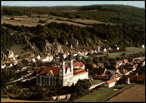 Ansichtskarte Pielenhofen Luftbild Luftaufnahme Naabtal vom Flugzeug aus 1971