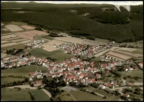 Remsfeld-Knüllwald Luftbild Luftaufnahme  REMSFELD Flugzeug aus 1986/1965