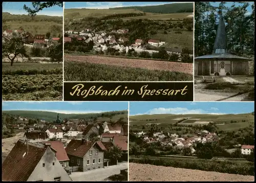 Ansichtskarte Roßbach (Wied) Mehrbild: Stadtpartien 1973