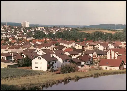 Ansichtskarte Bammental Panorama-Ansicht Blick auf Wohnsiedlung 1970