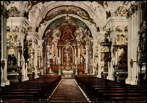 Raitenhaslach-Burghausen Innenansicht Kirche Ehemalige Cistercienser-Abtei 1960