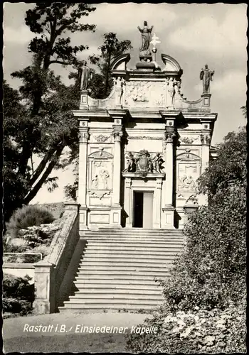 Ansichtskarte Rastatt Einsiedelner Kapelle 1967