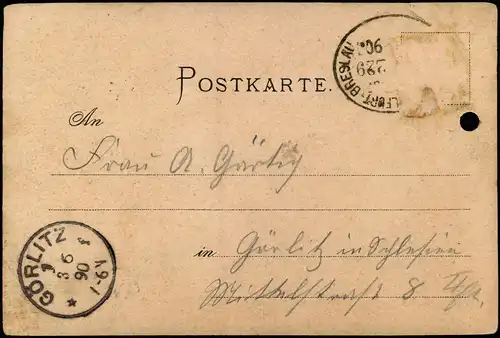 Ansichtskarte Loschwitz-Dresden Vorläufer AK Stadt 1890