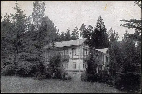 Bad Schweizermühle-Rosenthal-Bielatal Fremdenheim Haus Brausenstein 1918