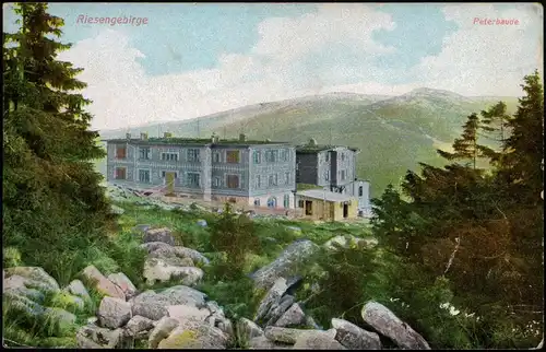Spindlermühle Špindlerův Mlýn | Spindelmühle Peterbaude Petrova bouda 1909