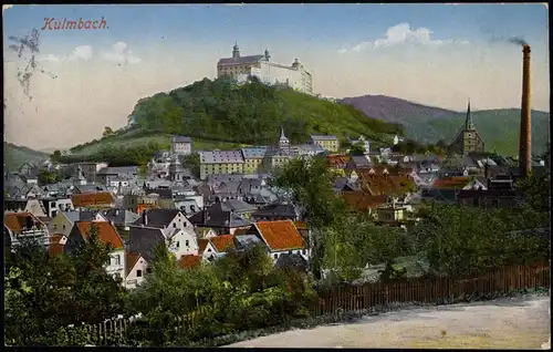 Ansichtskarte Kulmbach Partie an der Stadt 1929