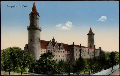 Postcard Liegnitz Legnica Schloß 1938