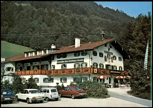 Ramsau bei Berchtesgaden Altes Forsthaus  Heinrich, div. Auto Modelle 1980