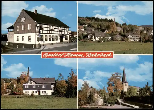 Rahrbach-Kirchhundem GASTHOF PENSION HAMM Bes.:   Rahrbach Sauerland 1975