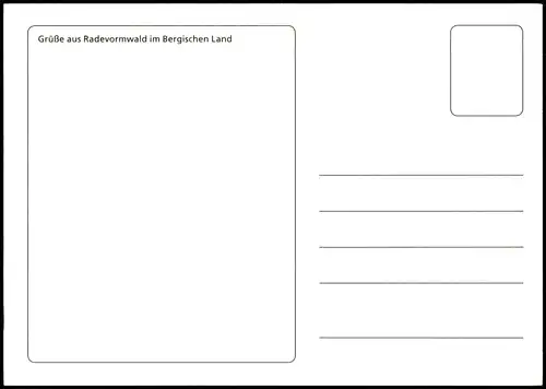 Radevormwald Mehrbild-AK Grüße aus Radevormwald im Bergischen Land 1990