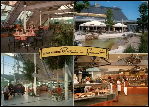 Rohrbrunn-Weibersbrunn  Spessart mit Motel Spessart Mehrbildkarte 1975