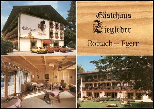 Egern-Rottach-Egern Mehrbildkarte Gästehaus Ziegleder Reiffenstuelweg 1975