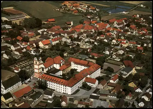 Rohr (Niederbayern)  Asamkirche, Johannes-Nepomuk-Gymnasium und Internat 1980