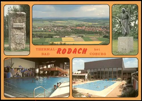 Ansichtskarte Rodach bei Coburg Thermalbad, Stadt# 1979