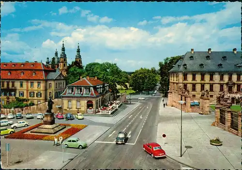 Ansichtskarte Fulda Denkmal, Hauptwache, Stadtschloß 1969