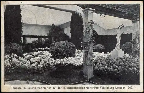 Dresden italienischen Garten III. Internationalen Gartenbau-Ausstellung 1907