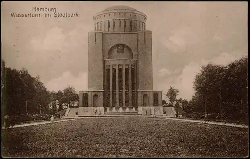 Ansichtskarte Hamburg Wasserturm im Stadtpark 1925