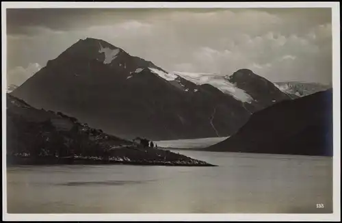 Postcard Norwegen Allgemein Svartisen Gletscher Glacier 1929