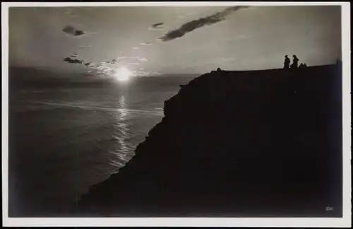 Postcard Nordkap Davvinjárgga Nordkap-Midnatsol Norge Norway 1928