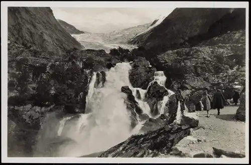 Norwegen Allgemein Brixdalsbreen Norwegen Norge Norway - Wanderer 1929