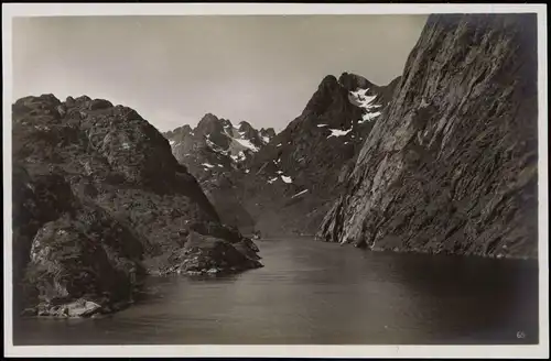 Postcard Norwegen Allgemein Trollfjord Norwegen Norge Norway 1929