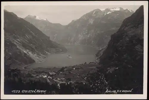 Norwegen Allgemein 1523. UTSIGTEN, MEROK Norwegen Norwa Norge 1926