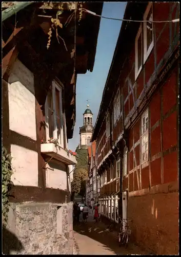 Ansichtskarte Rinteln Wallgasse Strassen Ansicht 1974